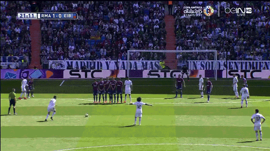 "Astonishing Astrophysics!" Ronaldo Scores Bouncing Free Kick Goal