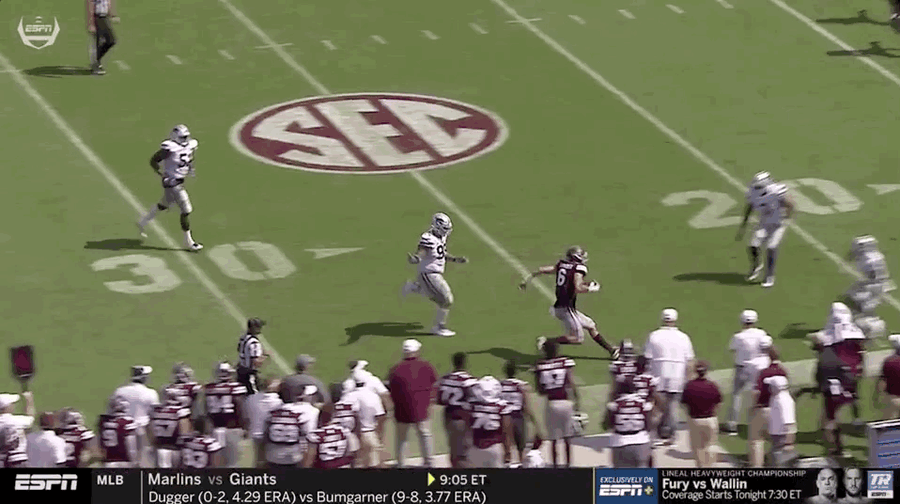 Mississippi State's Garrett Shrader Evolves Into Human Helicopter, Fails To Convert First Down