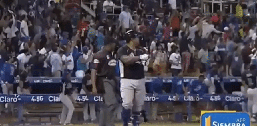 Glory Be To This Sweet Winter League Bat Flip