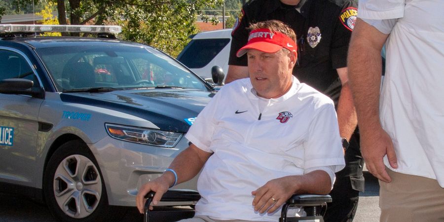 Hugh Freeze Switches From Hospital Bed To Medical Chair, But Liberty Loses Again