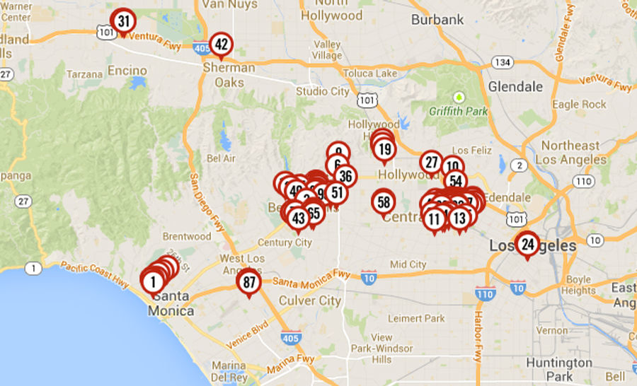 Map: 162 Properties Owned By Infamous Racist Donald Sterling