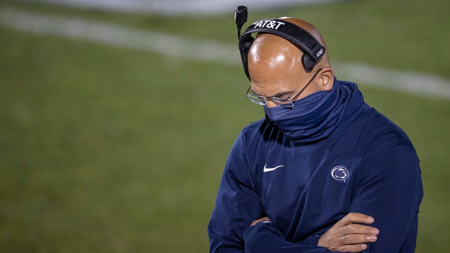 Penn State coach James Franklin can&#39;t mask what is going on in his program