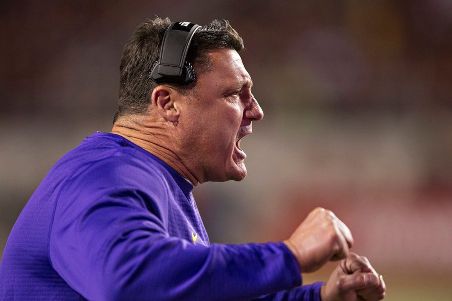 Can You Make Out Anything Crazy Ed Orgeron Says In This Fiery Pregame Speech?