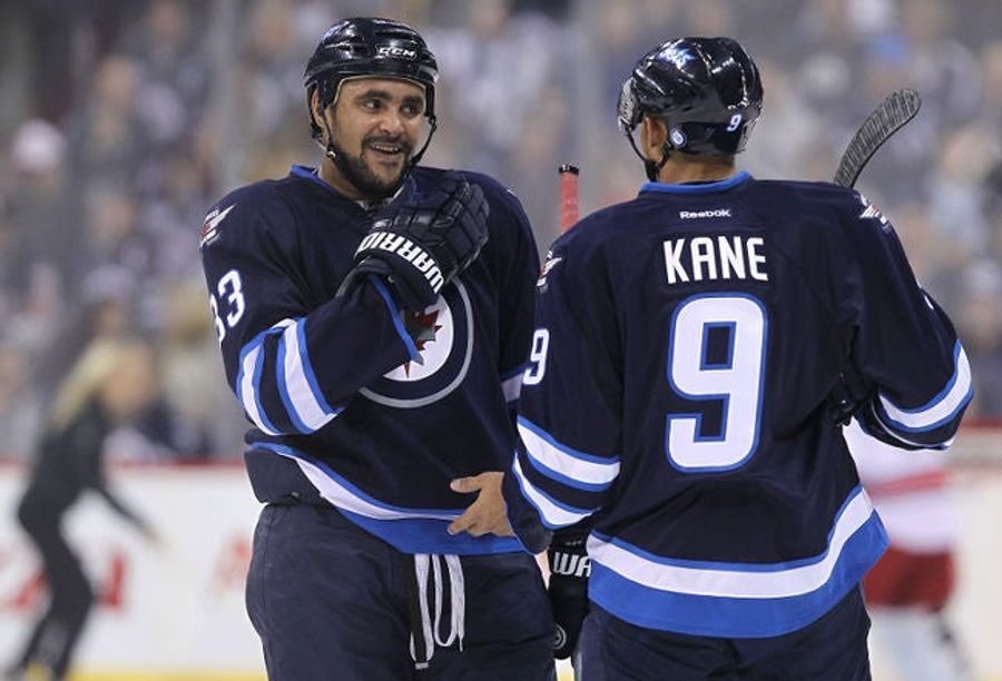 Report: Dustin Byfuglien Threw Evander Kane's Tracksuit In The Shower
