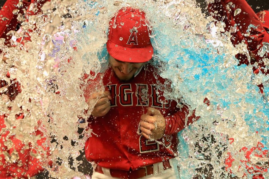 Andrew Heaney Got Doused In A Glorious Ice Bucket Dump