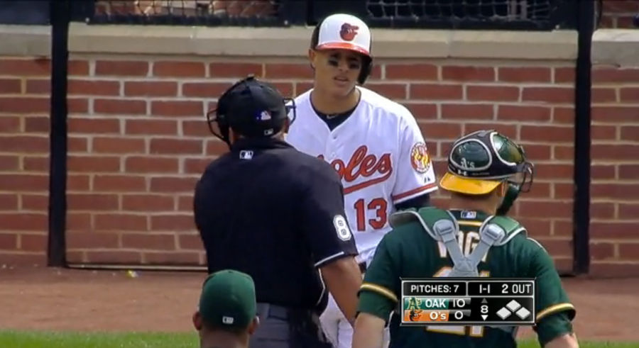 Manny Machado Flings Bat Onto Field, Benches Clear Again