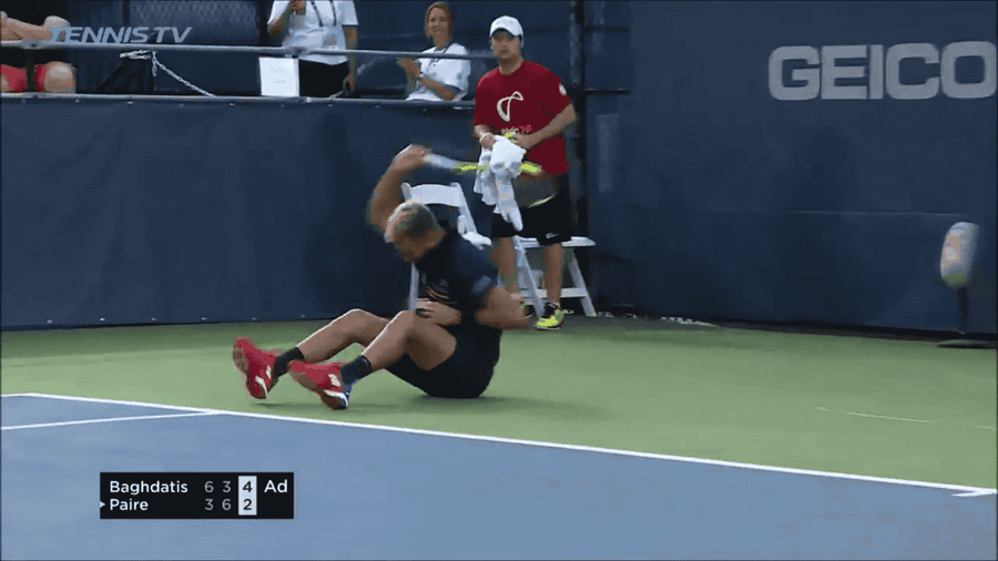 Angry French Tennis Guy Melts Down By Smashing Multiple Rackets, Then Quitting<em></em>