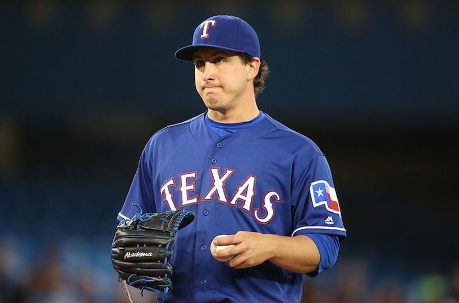 Derek Holland Got Lit Up