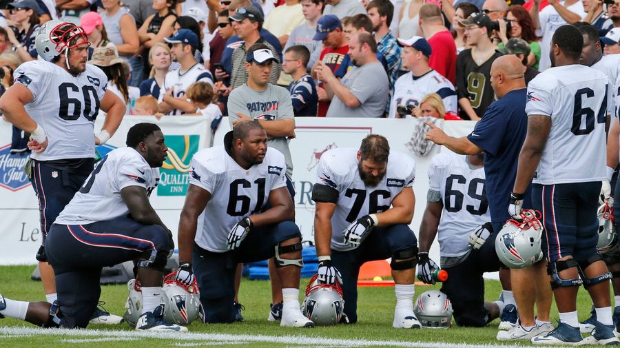 Reports: Patriots Fire OL Coach Dave DeGuglielmo After Line Is Overrun By Broncos