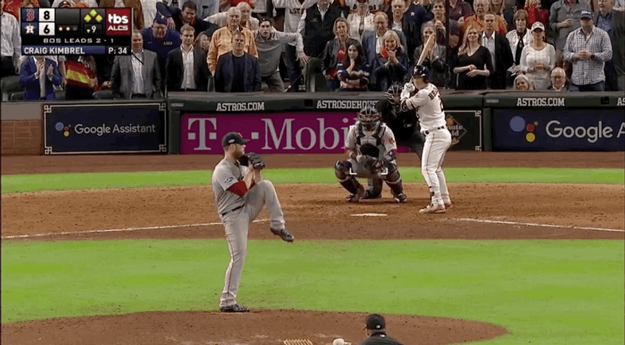 Andrew Benintendi Puts Boston One Win Away From World Series With Diving Catch
