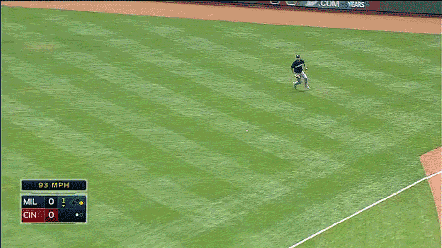Brewers Outfielder Logan Schafer Eats It