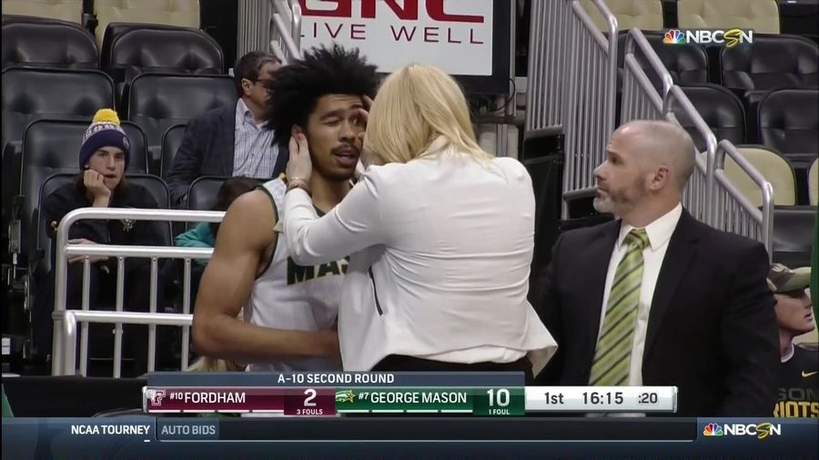 George Mason Manager Makes Play Of The Day, Saves Rogue Contact Lens