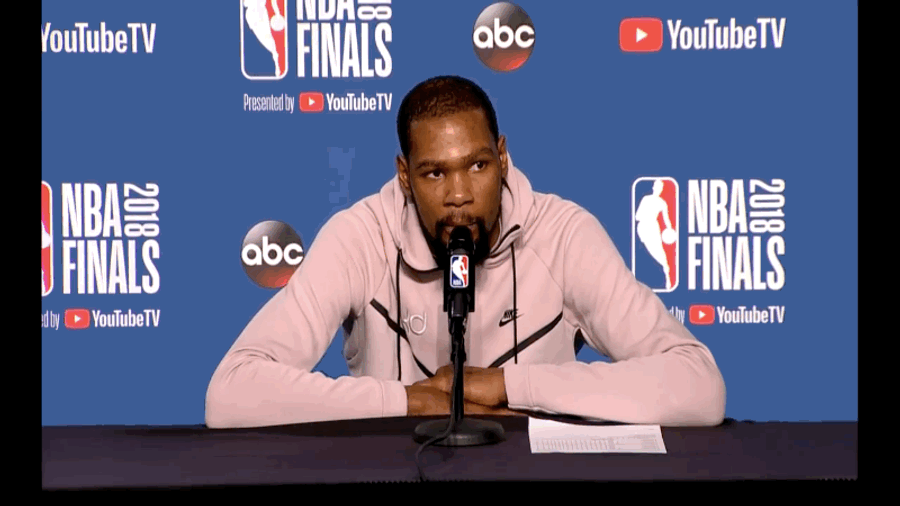 Kendrick Perkins And Kevin Durant Have A Friendly, Obscene Moment Together