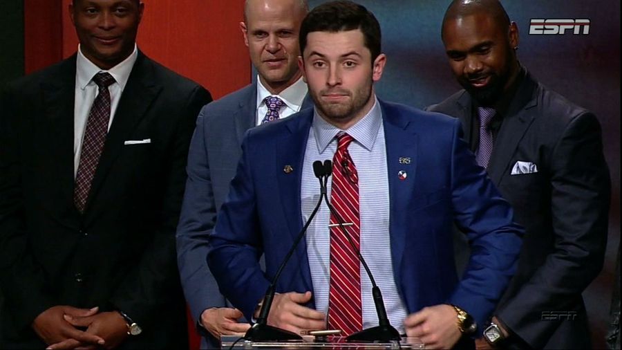 Baker Mayfield Wins Heisman Trophy