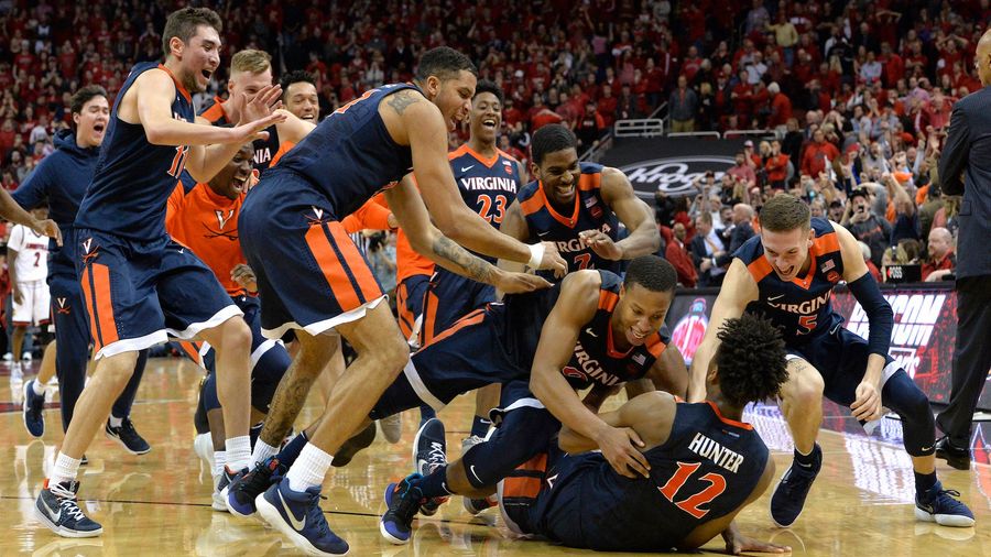 Virginia Finishes Utterly Insane Final Second With Buzzer-Beating Three For Win Over Louisville