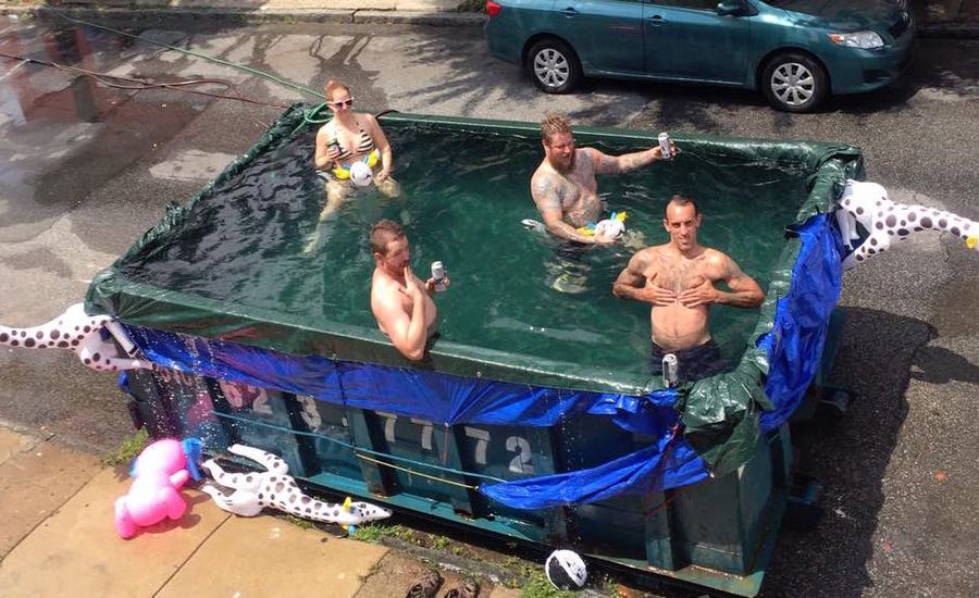 Weak-Ass Bureaucrats To Heroic Philly Citizens: Stop Turning Dumpsters Into Swimming Pools