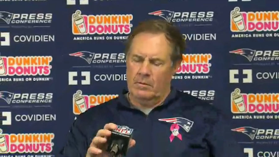 Microphone Defeats Bill Belichick, 1-0