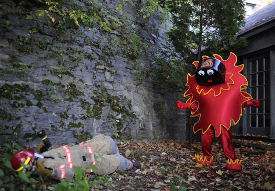 Adirondack Flames Snuff Out Scorch, The Firefighter-Murdering Mascot