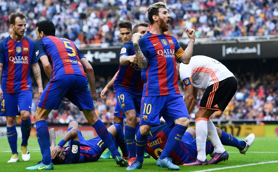 Apparently It Was All Barcelona's Fault That Some Dickhead Threw A Bottle At Them