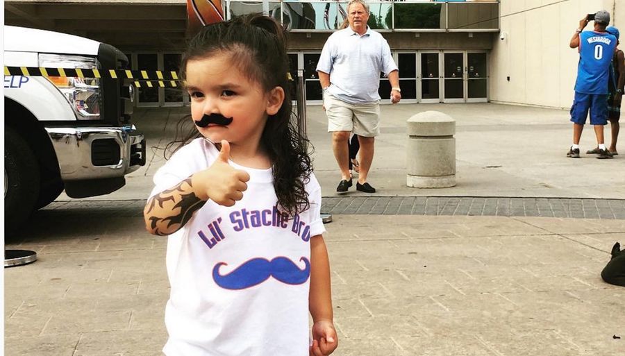 This Lil&#39; Steven Adams Fan Is The Best Basketball Fan