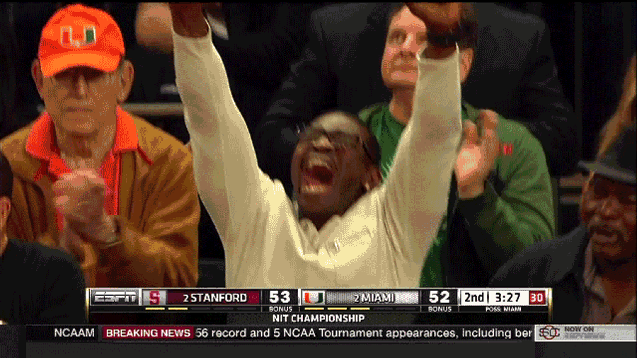 Michael Irvin Takes The NIT Way Too Seriously