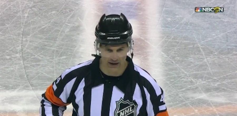 Intense Hockey Referee Is A Good Referee