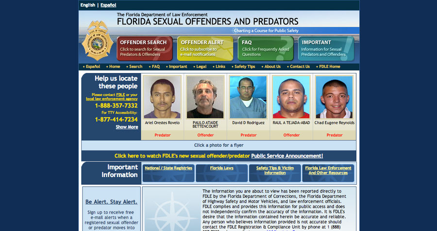 Predators Site Redirects To Sex Offenders Site Because Of Troll Ex-Owner