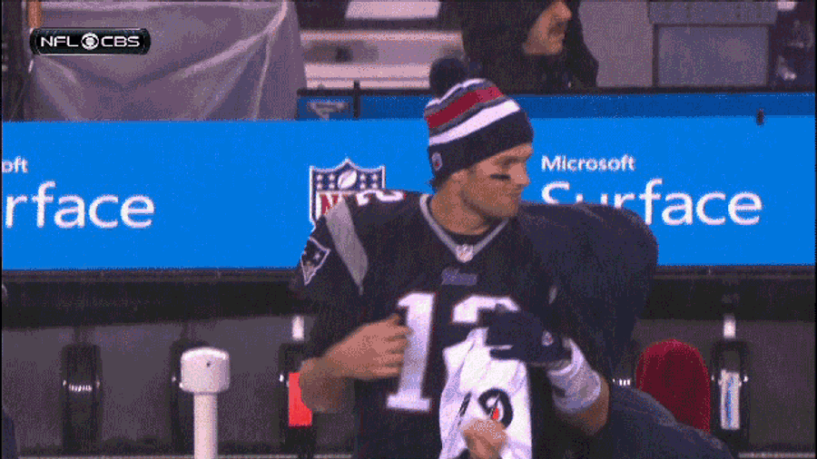Tom Brady Not Left Hanging