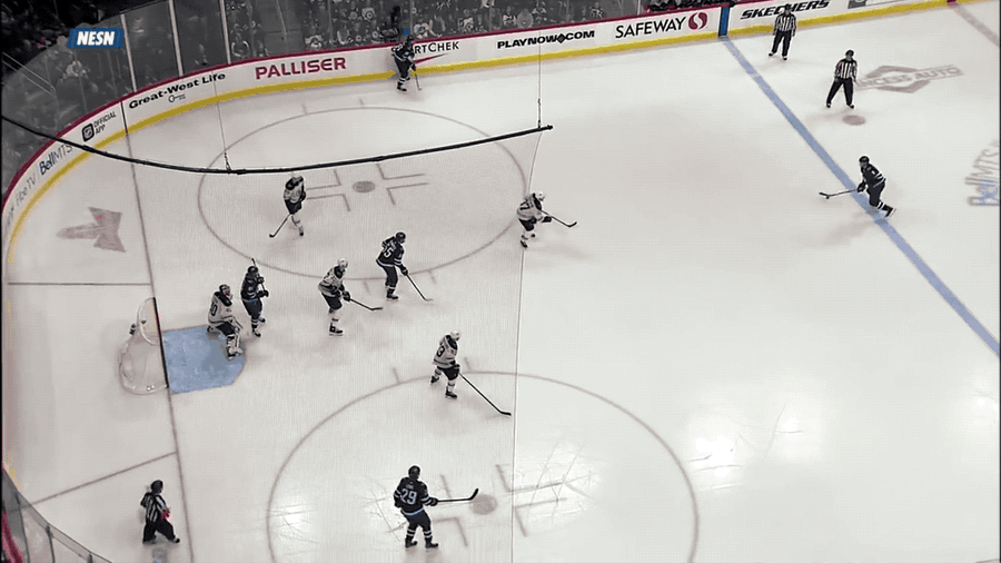 Mark Scheifele Fetches His Stick And Scores After Zdeno Chara Launches It Into The Mesosphere
