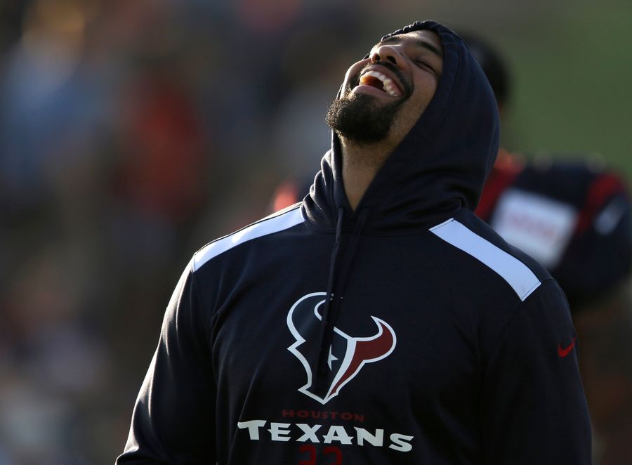 Arian Foster Gave The Same Answer 11 Times In A 90-Second Interview