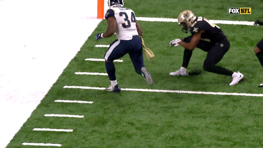This Malcolm Brown Touchdown Catch Is An Unreal Feat Of Body Control