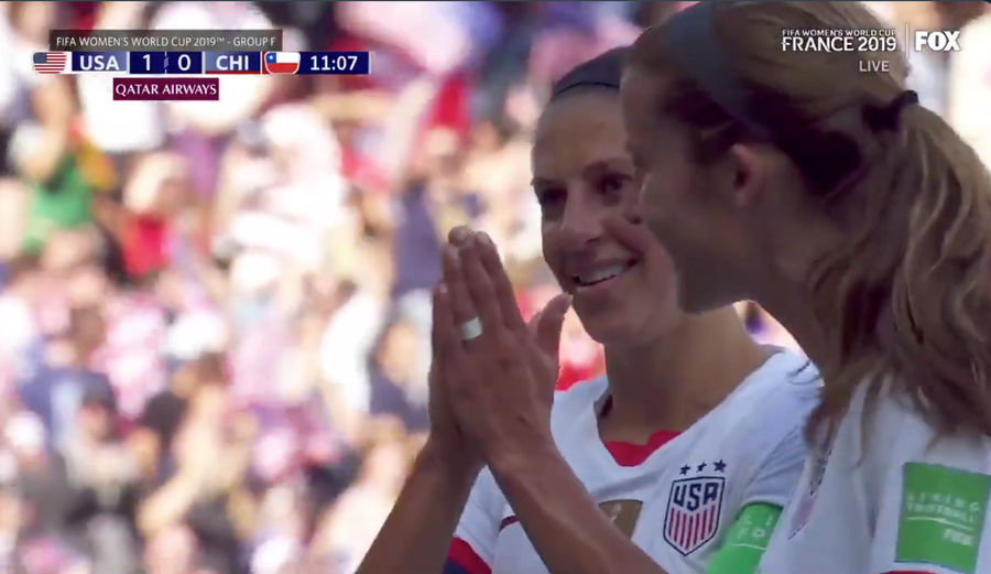 Carli Lloyd Responds To Stupid Celebration Controversy With Polite Golf Clap After Scoring An Absolute Screamer