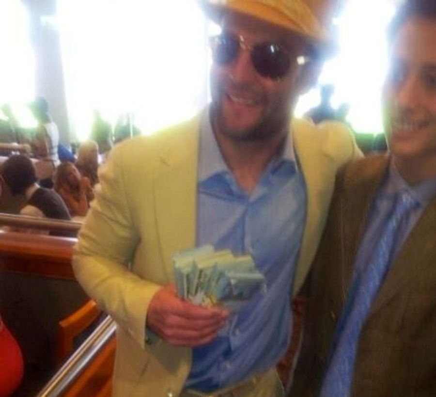 Wes Welker May Have Been Giving Away Money That Wasn&#39;t His At The Derby