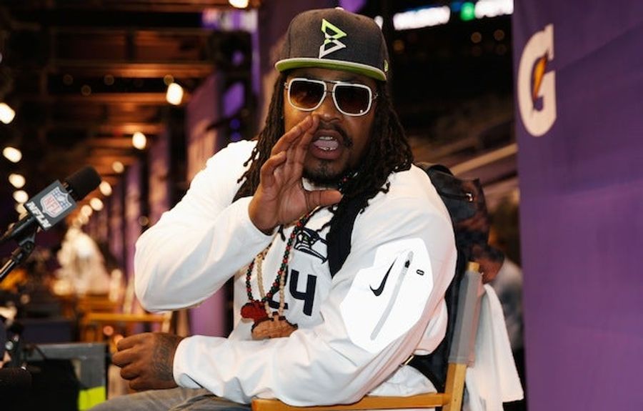 Dumbass Mad At Marshawn Lynch For Giving Him Column Fodder