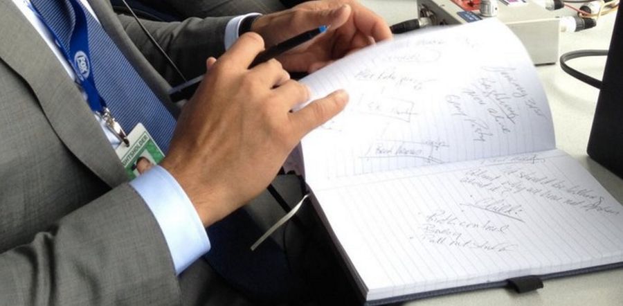 What Are These Entries In Alex Rodriguez's Game Notebook?