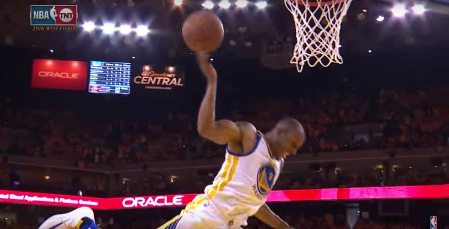 Just How In The World Did Andre Iguodala Hit This Layup?