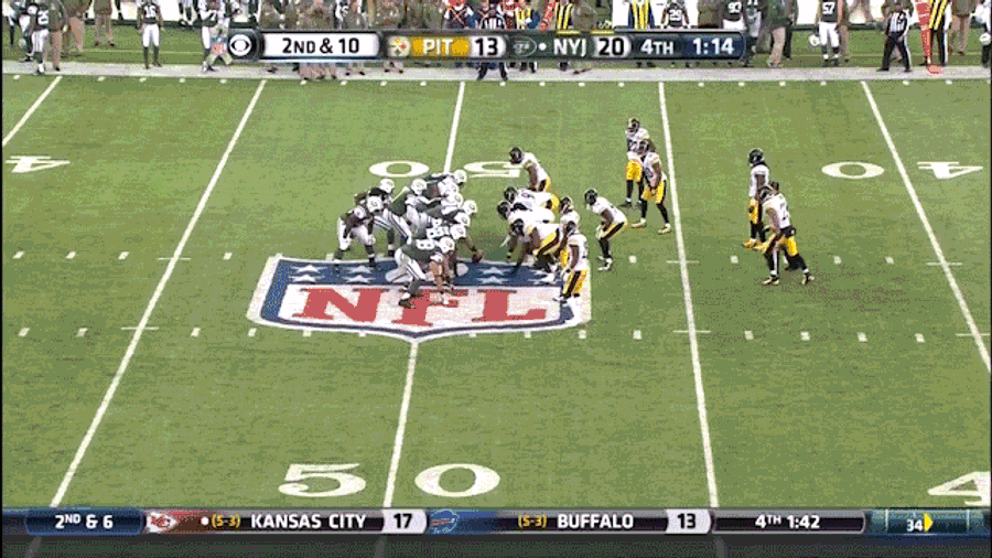 Steelers Try To Wreck Jets' Victory Formation