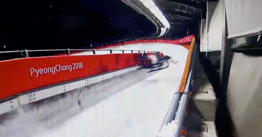 Luger Catches Air, Which Is Not Something Lugers Generally Want To Do