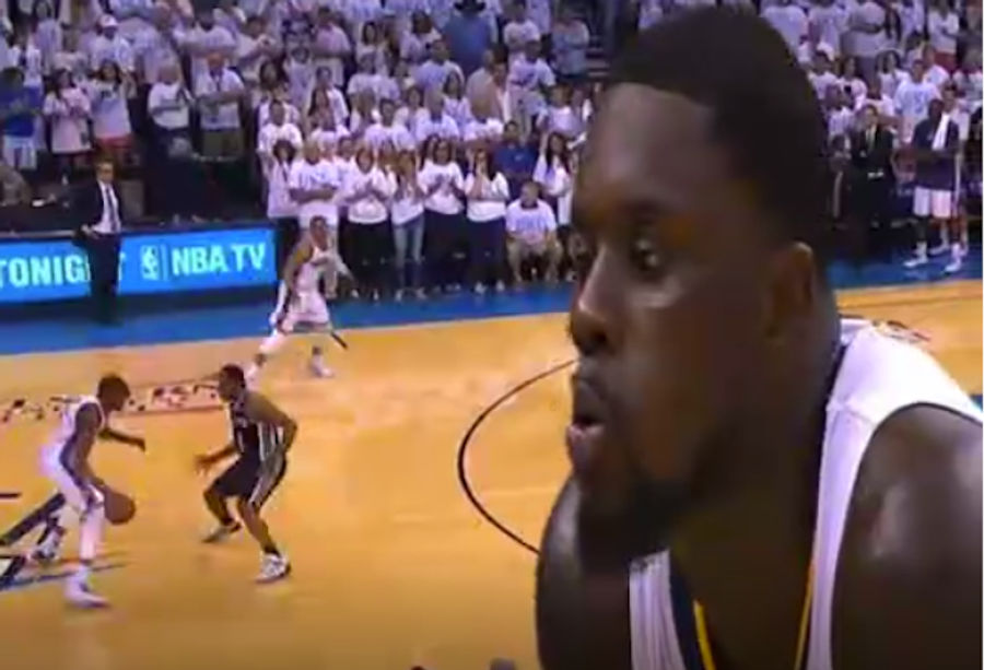 This Is Lance Stephenson Blowing On Kevin Durant And Forcing A Turnover