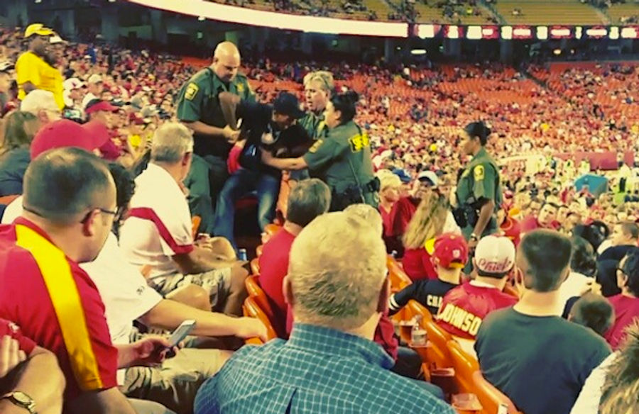 Chiefs Fan Gets Tasered By Arrowhead Security
