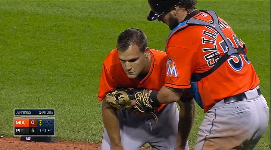 Dan Jennings Hit In Head By Screaming Line Drive