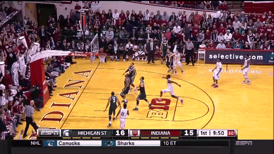 Hanner Mosquera-Perea Throws Down Thunderous Tip Slam For Indiana