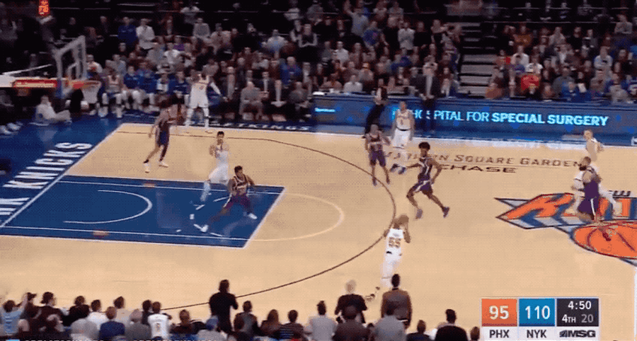 Enjoy Kristaps Porzingis Chasing Josh Jackson Around Like An Angry Storm Cloud
