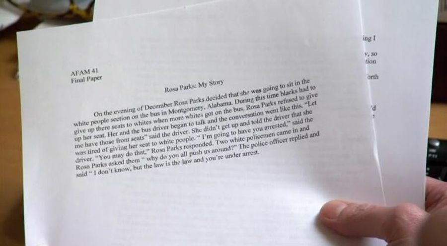 UNC Athlete Did Not Receive A-Minus On That Awful Rosa Parks Paper