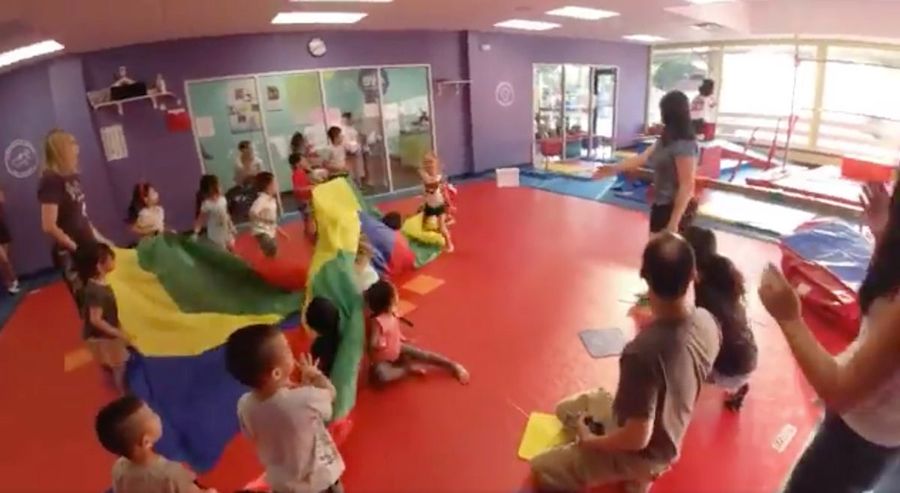 Children's Birthday Party Gets Much Cooler After New Jersey Devils' Mascot Runs Through Glass Window