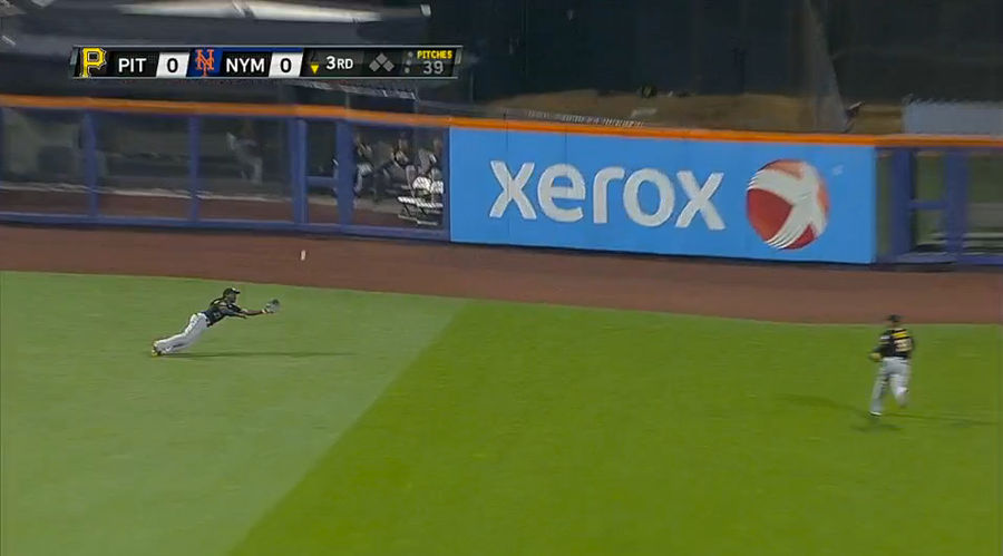 Andrew McCutchen Goes A Long Way To Make A Splendid Catch