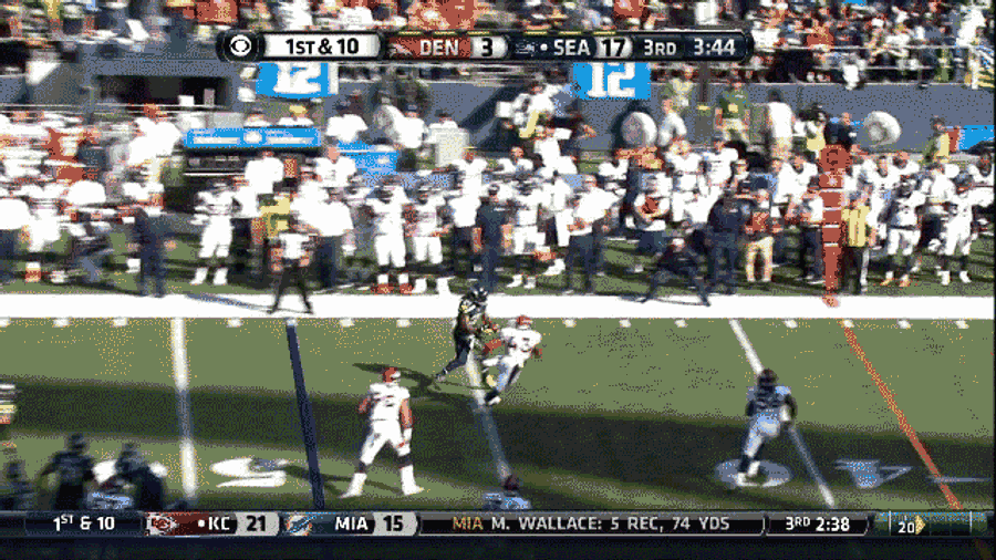 Marshawn Lynch Casually Picks Up One Of His Torn Dreads