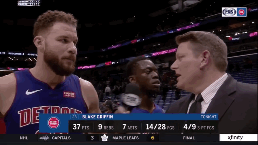 Blake Griffin Vents About The Pistons' Focus, Right Before Reggie Jackson Goofs Around For The Camera
