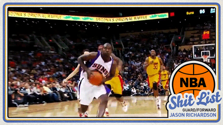 Deadspin NBA Shit List: Jason Richardson, The Man Who Did Not Dunk