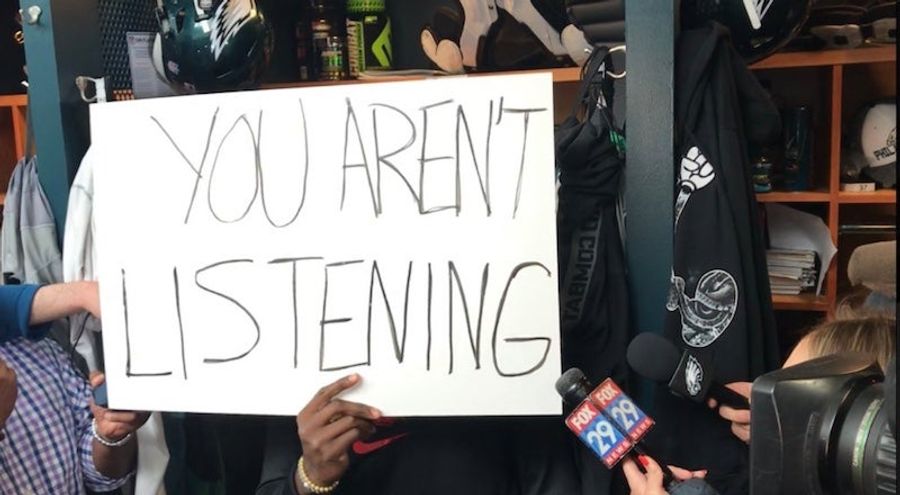 Malcolm Jenkins Says A Lot Without Saying A Thing
